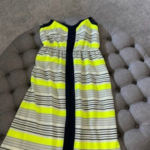 Gianni Bini neon stripped maxi dress